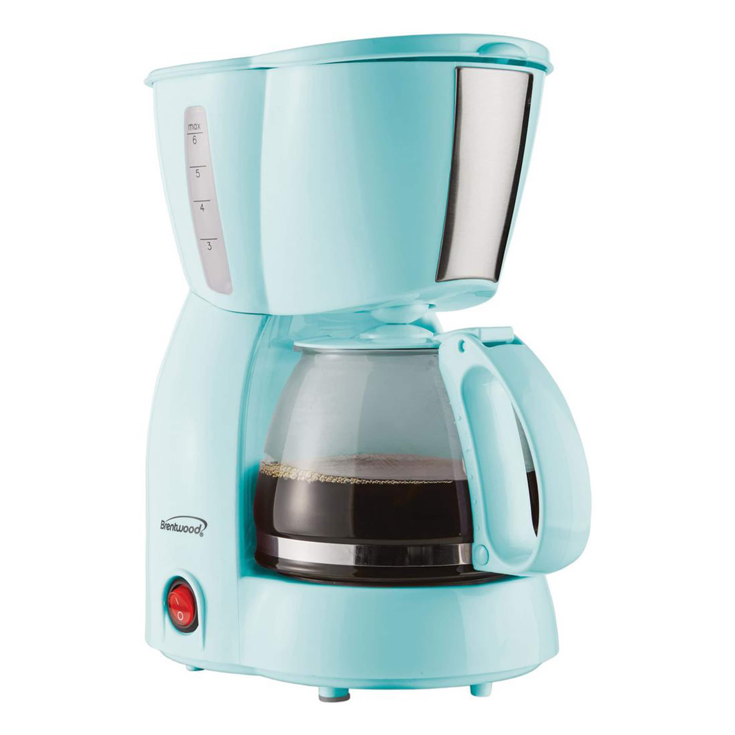 Brentwood - 4 Cup 650 Watt Coffee Maker - Blue