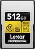 512 GB
1800 MB/s R
1650 MB/s W
CF express 4 A
400
Lexar Professional
