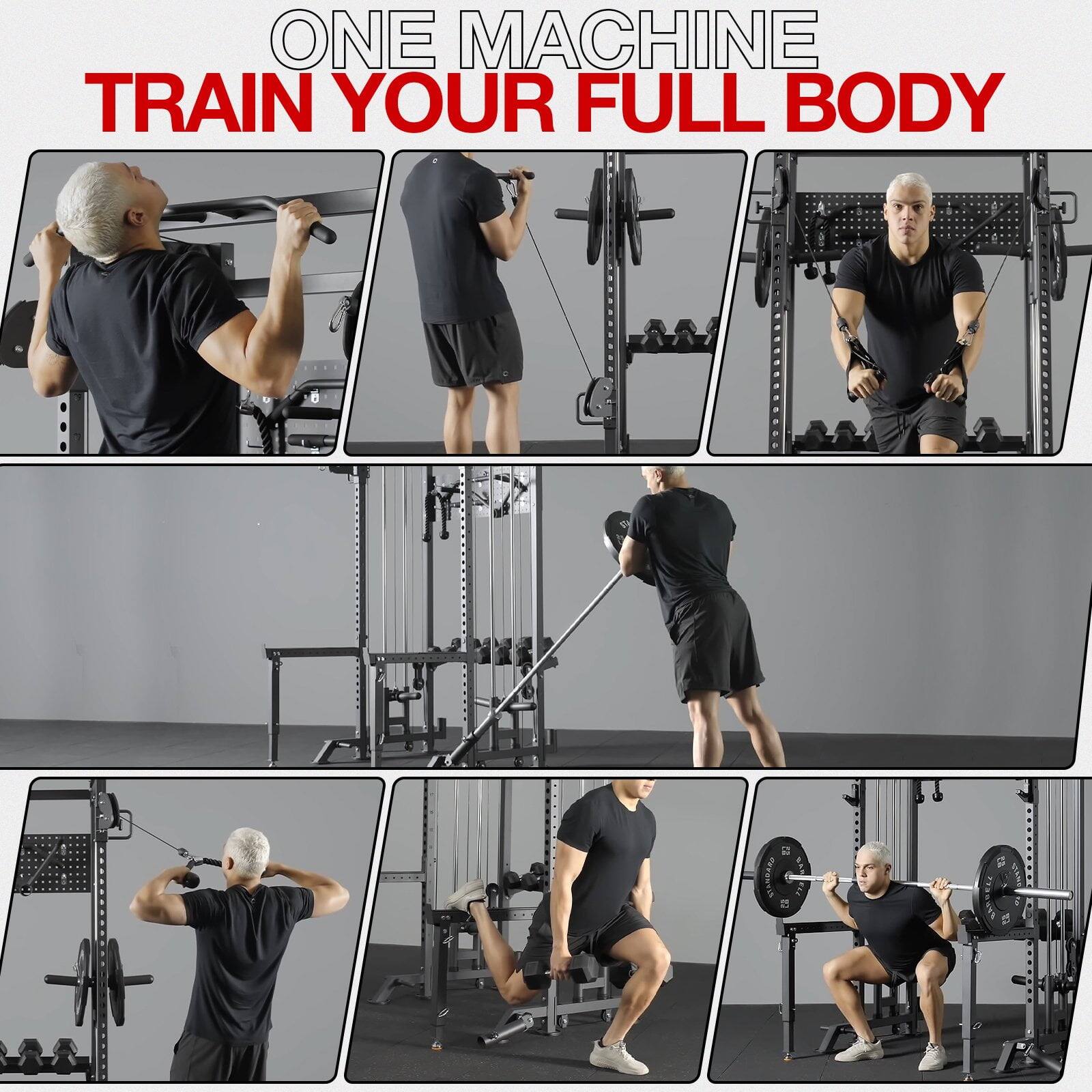 ONE MACHINE TRAIN YOUR FULL BODY a 1 S NANELE d C A