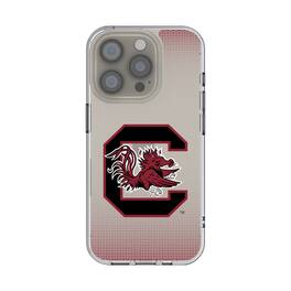 Keyscaper - NCAA - South Carolina Gamecocks Linen Logo iPhone Clear Case - 15 - Multicolor
