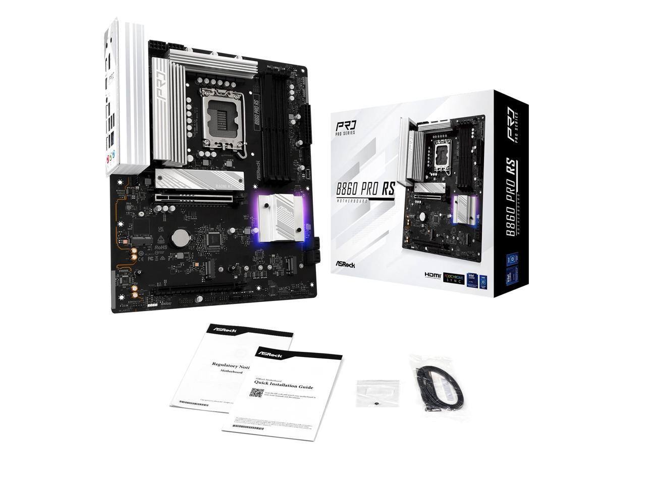 EPRJ 22 RoHS - B860 PRO RS  
PJ FE SERIES  
B860 PRO RS  
NETHERLANDS  
ASRock FS1  
i HOmI 0 F *HIBIS ...  
RS PRO B860  
NPPNPPBLPR  
FERacH MReck  
Regulatory Noti  
Mon Quick Installation Guide