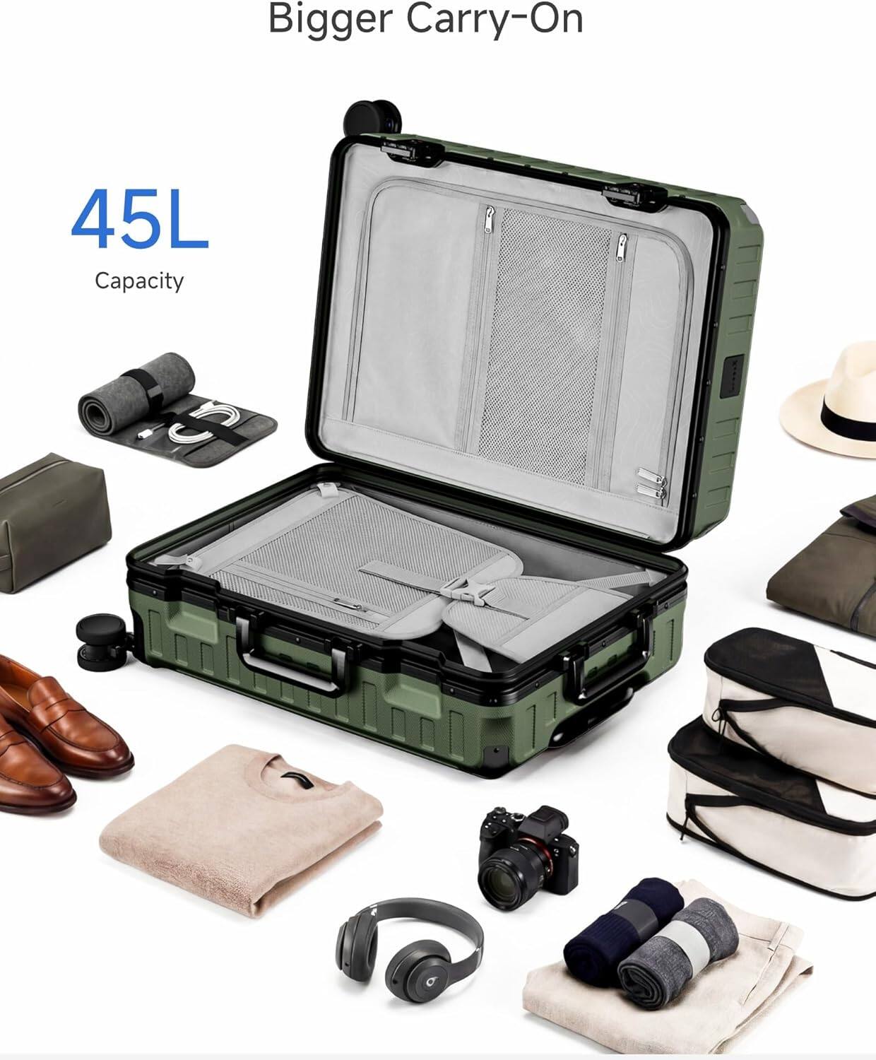 Bigger Carry-On  
45L Capacity