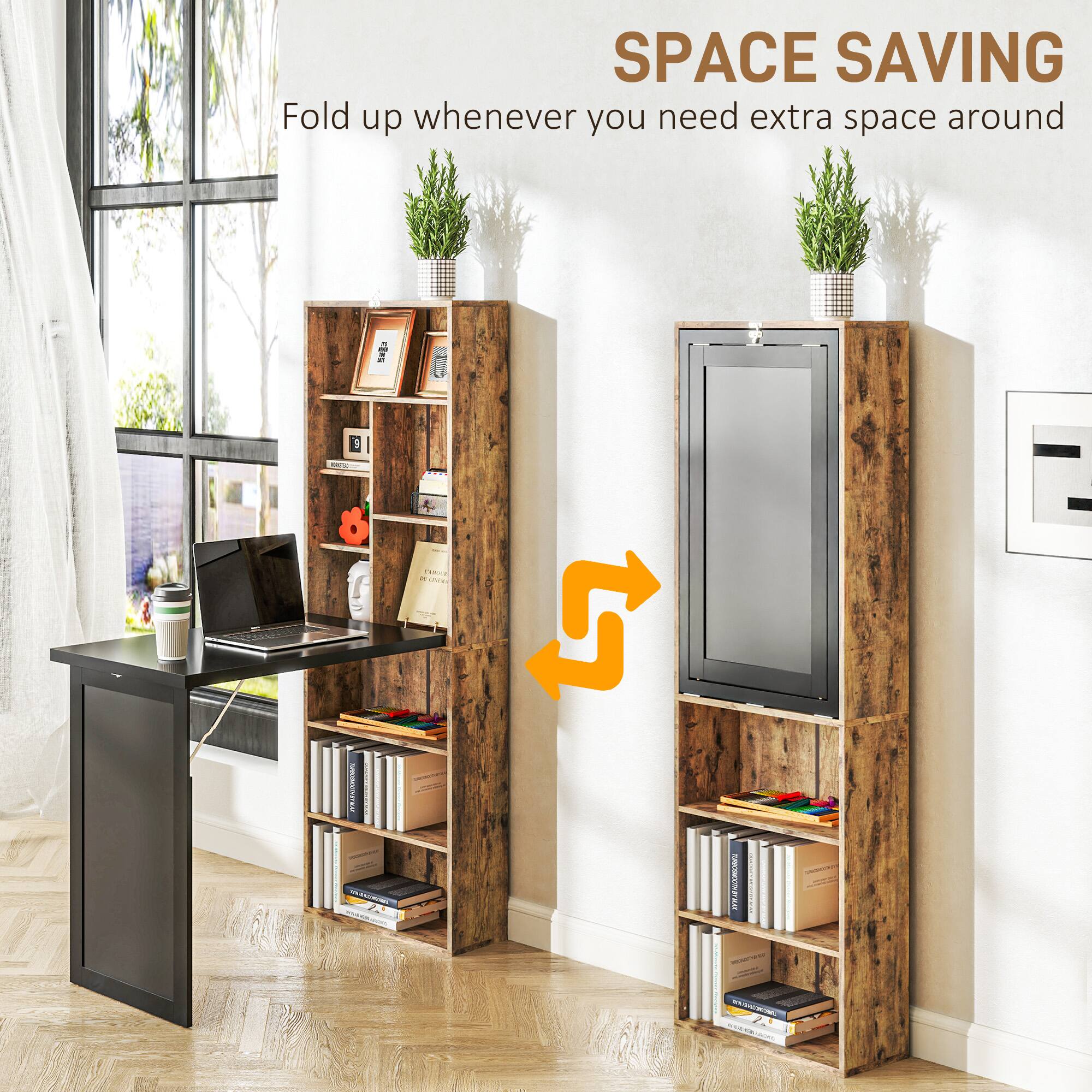 SPACE SAVING  
Fold up whenever you need extra space around