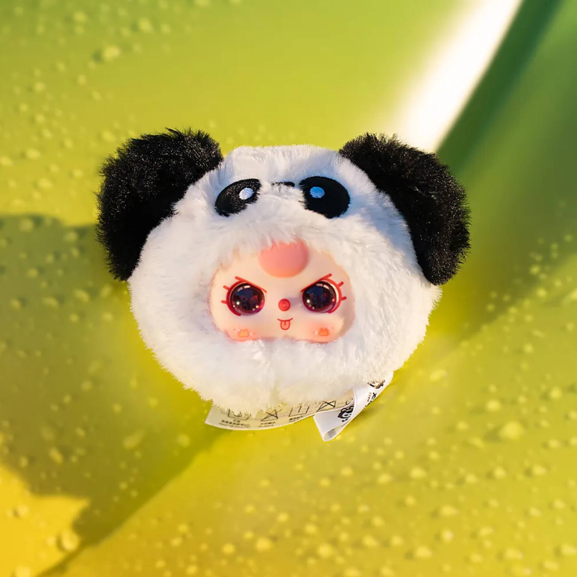 Left. Cureplaneta - Baby Three Tiny Animal Head Series Plush Blind Box.