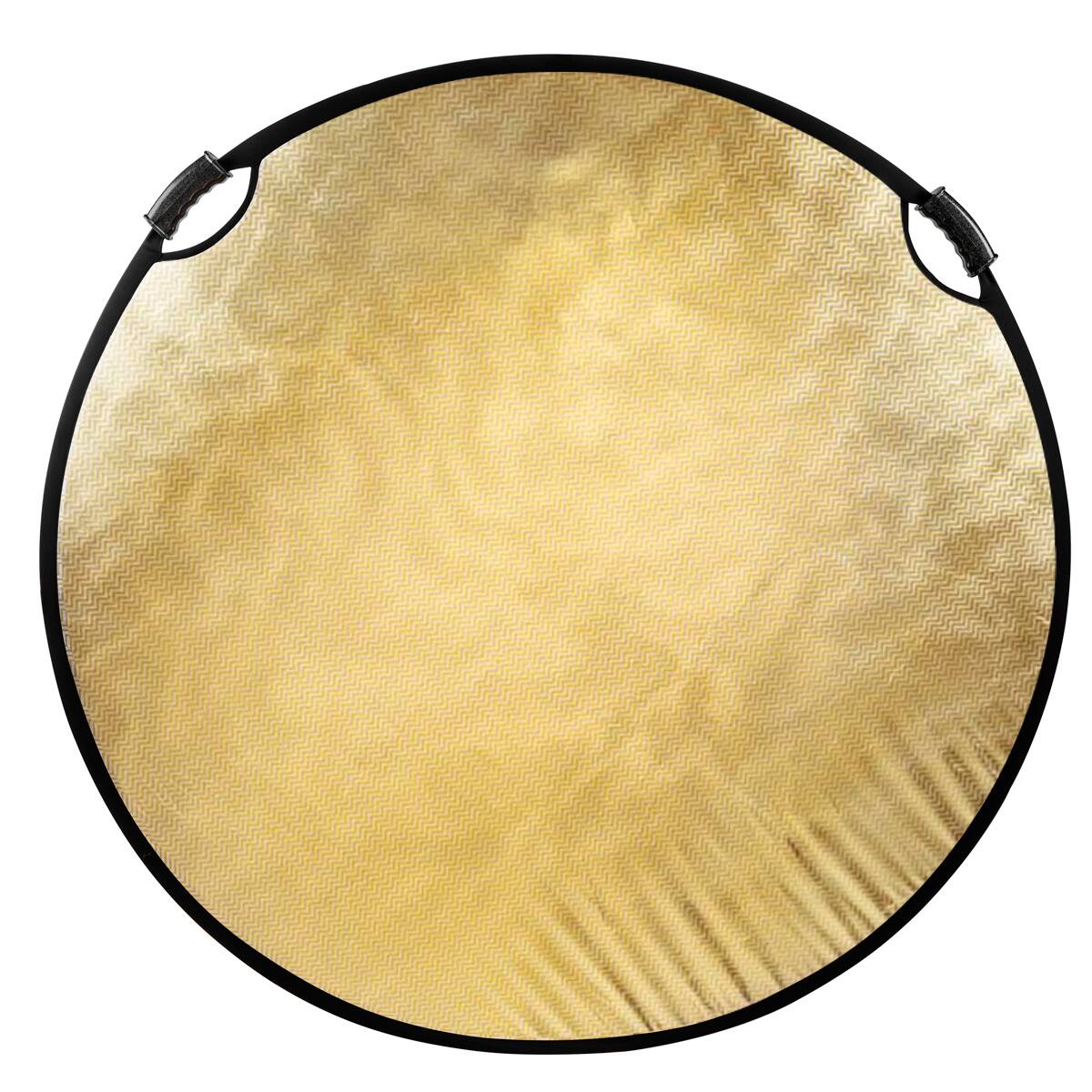 Alt View 1. Glow - Glow Circular Collapsible Reflector with Handles (52", Wave Gold/White).