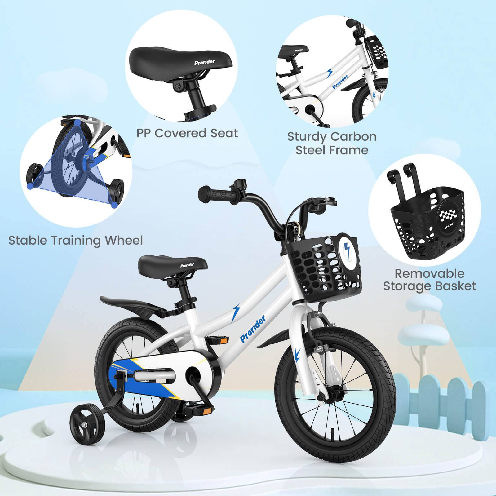 Pronder  
PP Covered Seat  
Stable Training Wheel  
Sturdy Carbon Steel Frame  
Removable Storage Basket