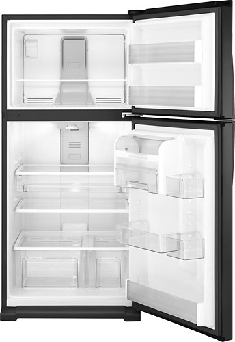 Best Buy: Whirlpool 18.9 Cu. Ft. Top-Freezer Refrigerator Black WRT359SFYB