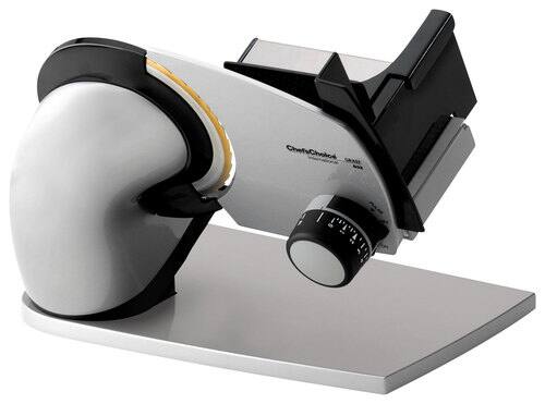 Front Standard. Chef's Choice - VariTilt Electric Food Slicer - White.