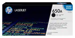 HP - 650A High-Yield Toner Cartridge - Black