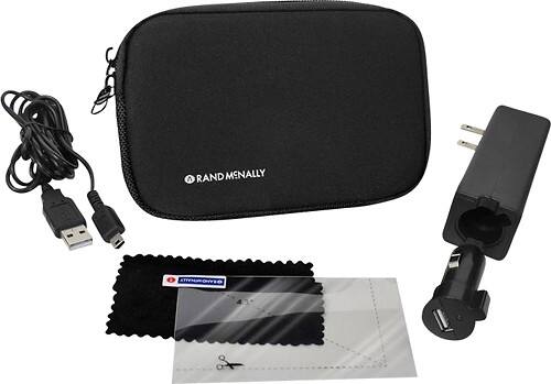 Front Standard. Rand McNally - GPS Starter Kit for Most 5" Rand McNally GPS.