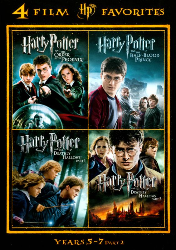  Harry Potter: Years 5-7, Part 2 - 4 Film Favorites [4 Discs] [DVD]