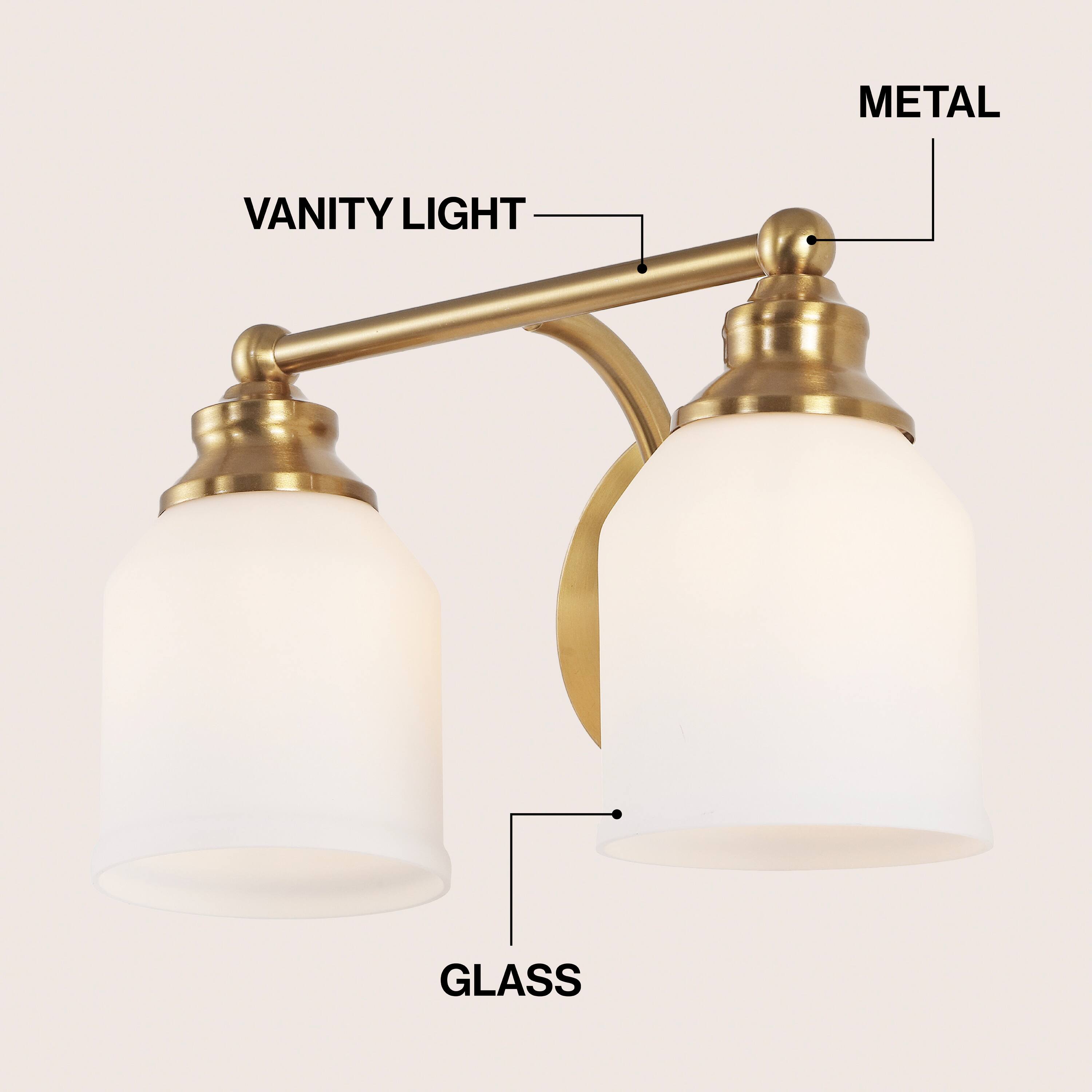 Vanity Light - Metal, Glass