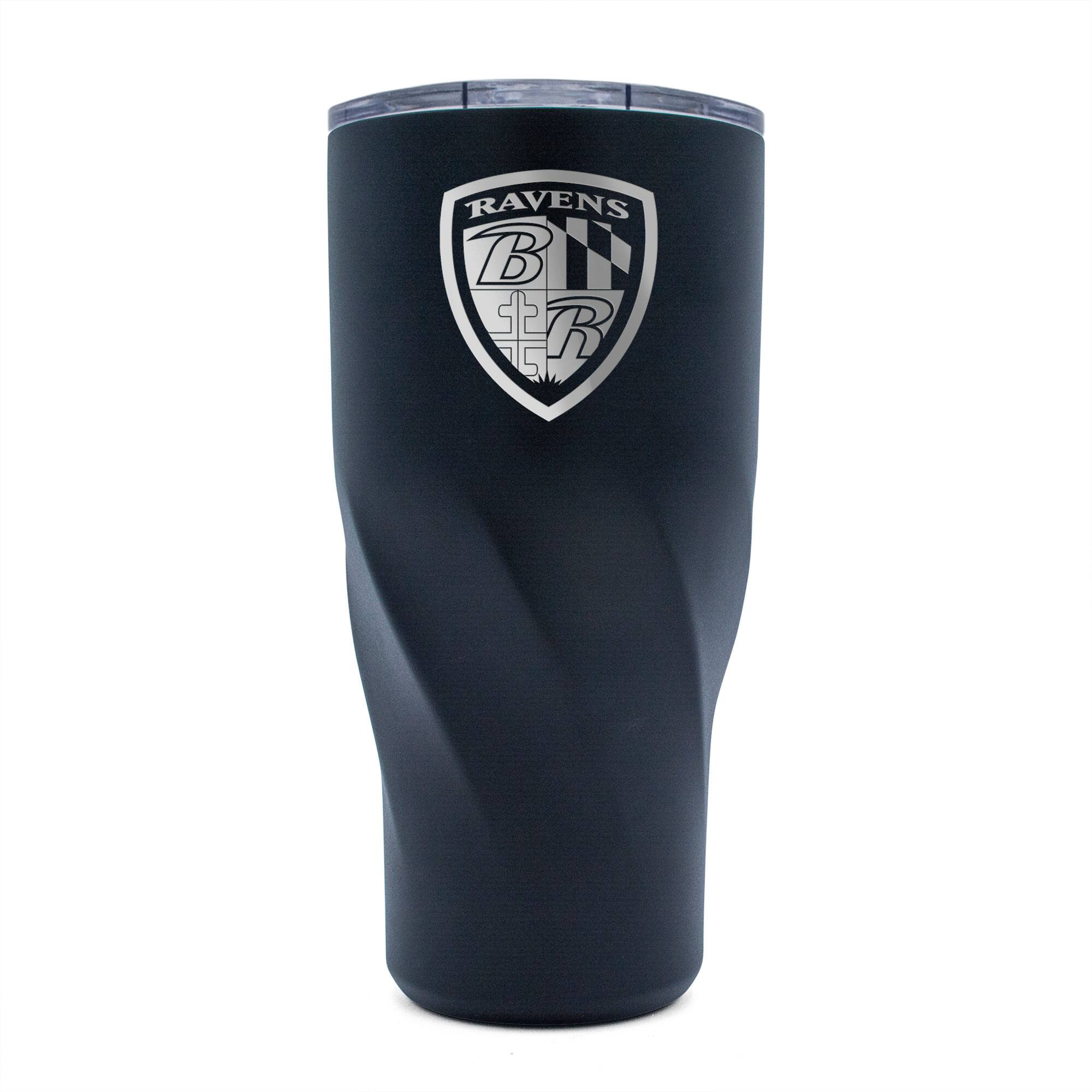 Front. WinCraft - Baltimore Ravens 30oz. Morgan Stainless Steel Tumbler - Multicolor.