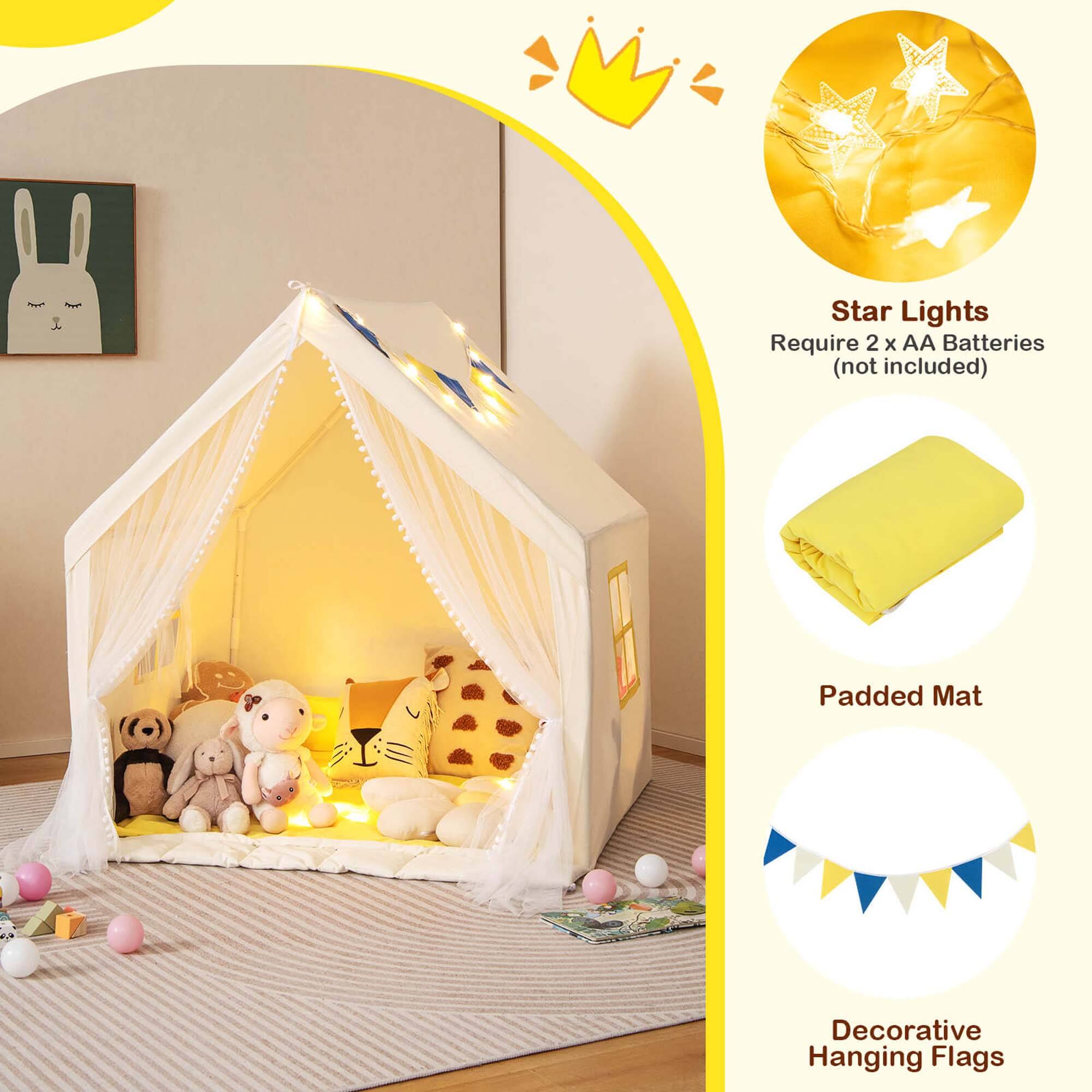 Star Lights, Padded Mat, Decorative Hanging Flags