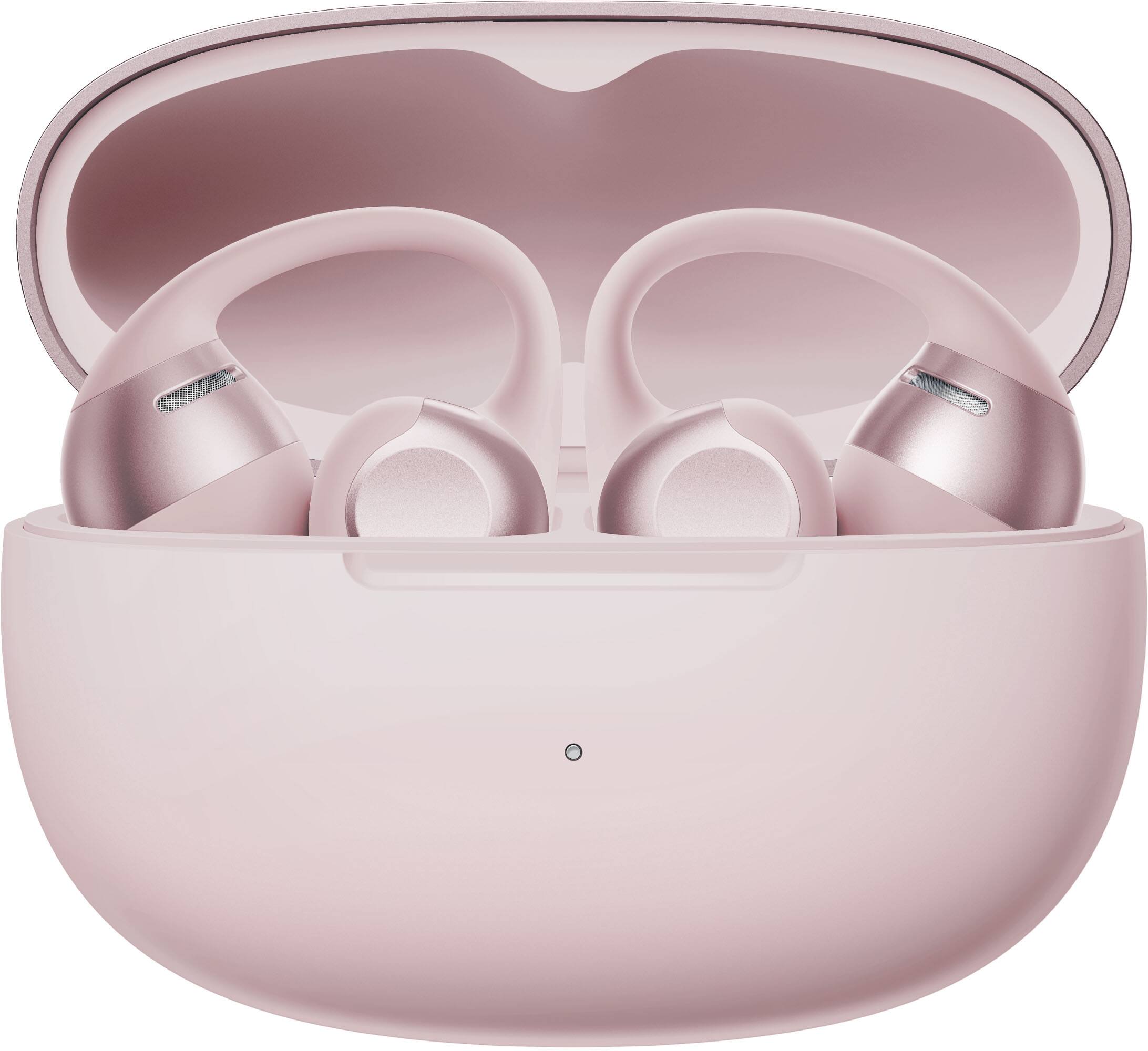 Alt View 4. Shokz - OpenDots 2 Open-Ear Clip-On True Wireless Bluetooth Earbuds - Pink.
