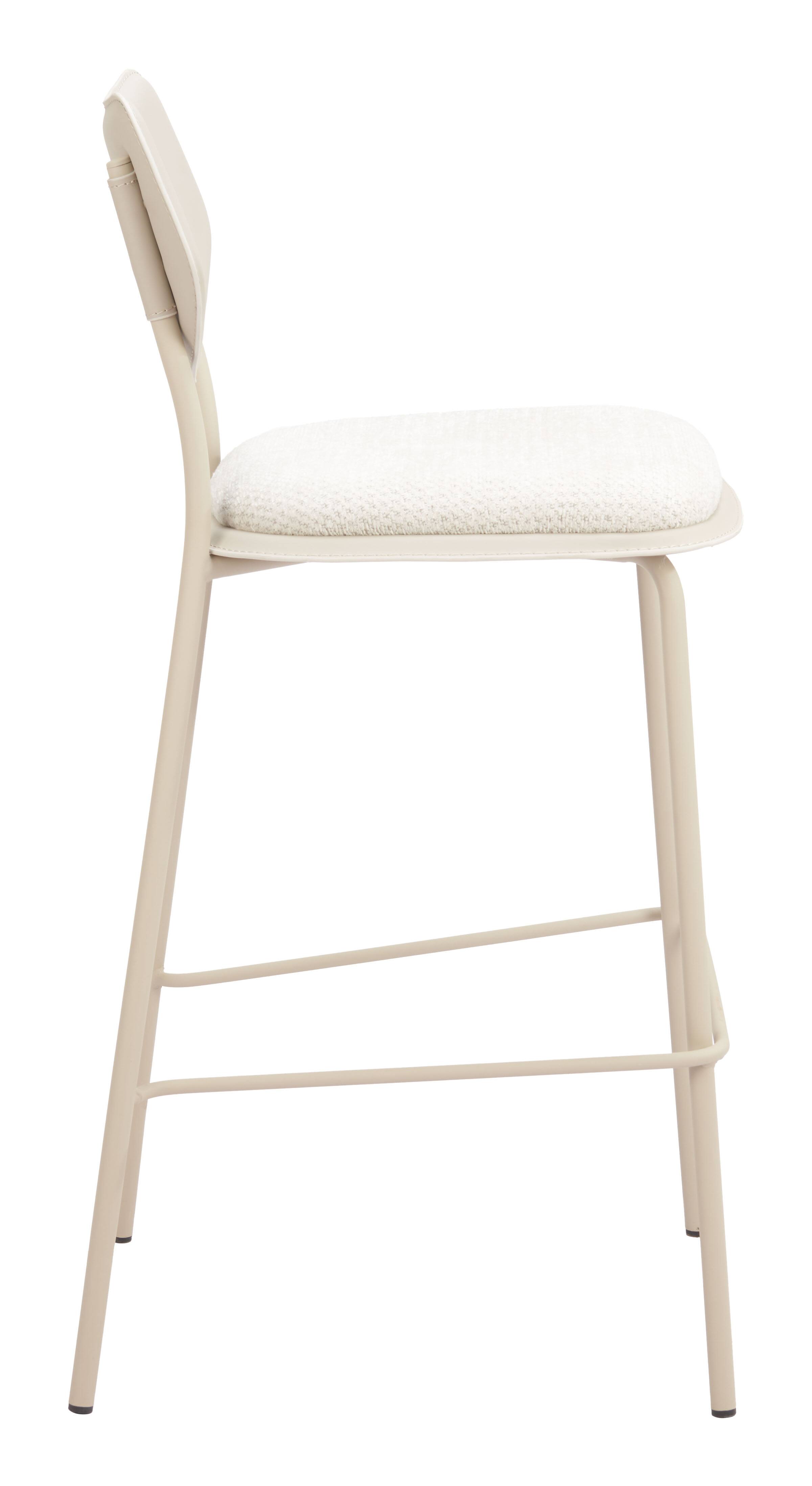 Back. Hivvago - Zeal Barstool (Set of 4) Light Gray - Light Gray.