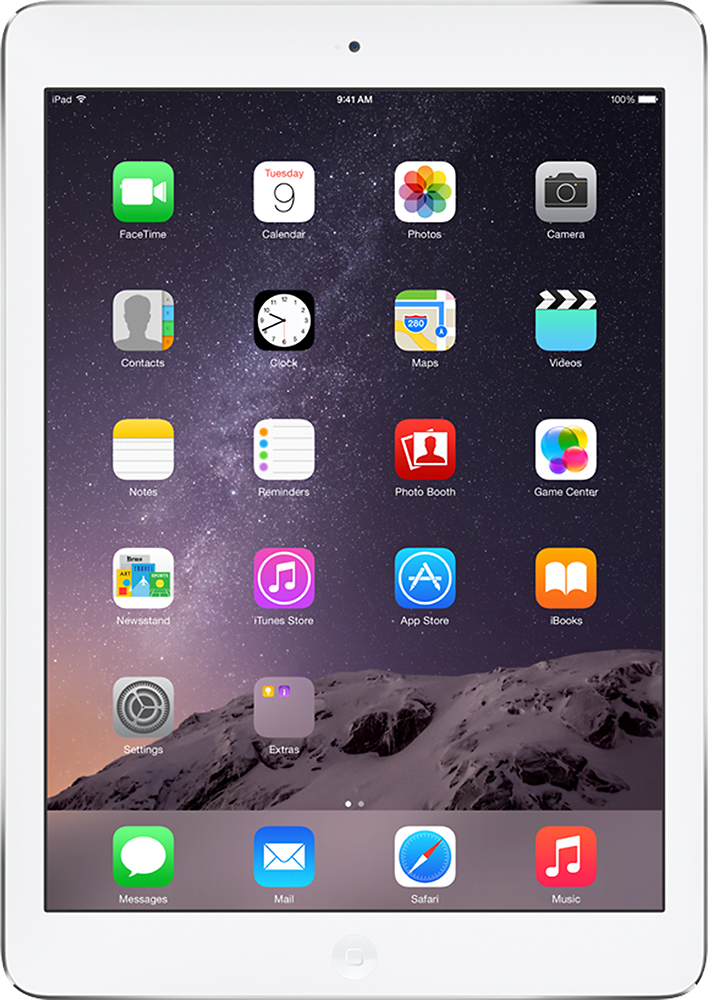 Apple iPad® Air with Wi-Fi + Cellular 32GB (AT&T) Silver - Best Buy