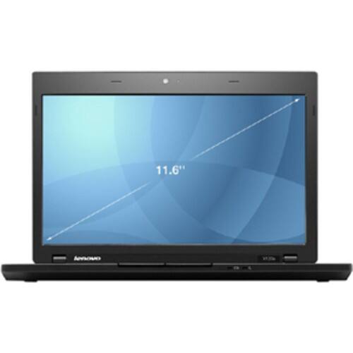 Front Standard. Lenovo - 11.6" ThinkPad Notebook - 4 GB Memory - 320 GB Hard Drive - Matte Black.