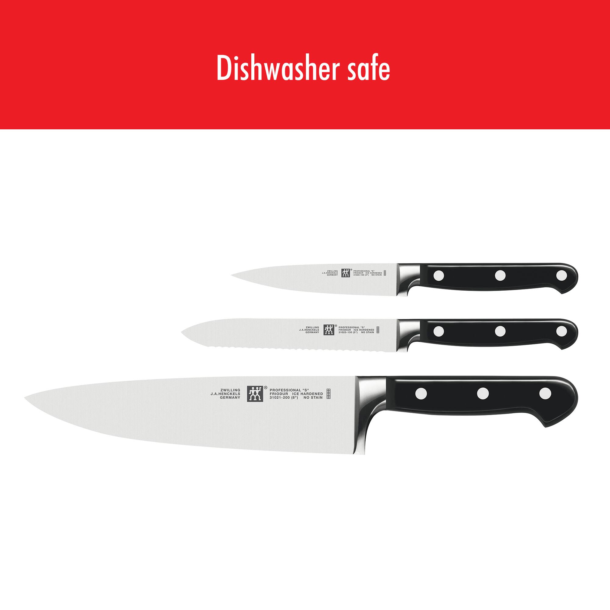 Dishwasher safe

Zwilling J.A. Henckels
PROFESSIONAL ICE TEC
PRODUIT DE QUALITE
FABRIQUE EN ALLEMAGNE
MADE IN GERMANY