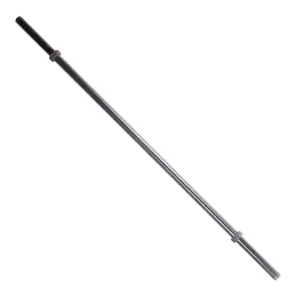 Front. Power Systems - ProElite 51" Cardio Barbell Bar with 150 lb Capacity - Black/Gray.