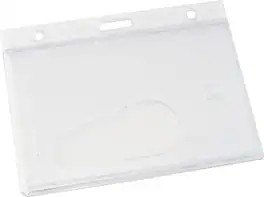 Advantus - Frosted Rigid Pocket Slide ID Badge Holder, 25/Pack - Clear