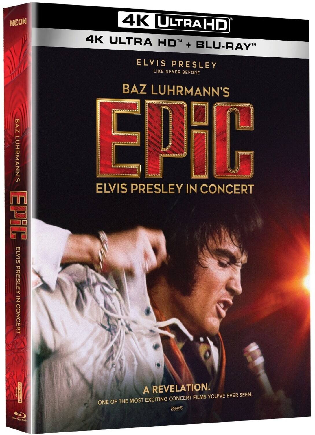 Alt View 1. EPiC: Elvis Presley in Concert   - 4K Blu-Ray.