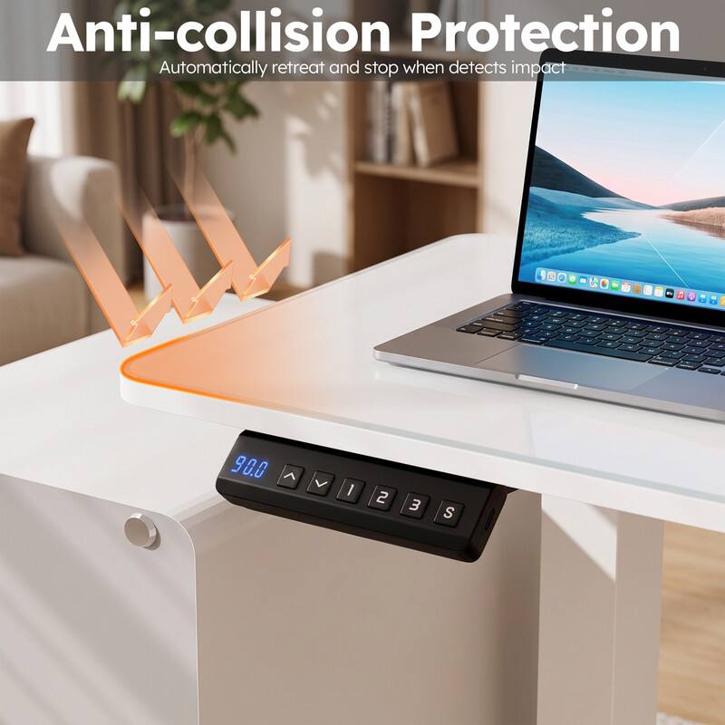 Anti-collision Protection  
Automatically retreat and stop when detects impact