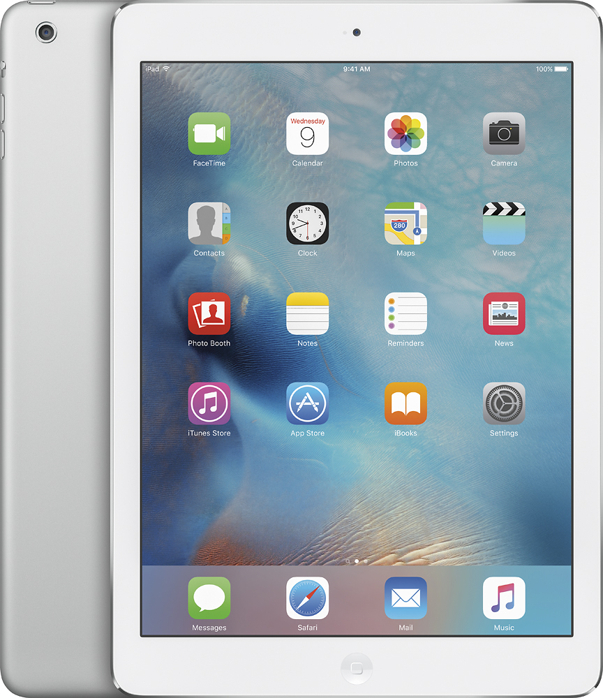 Apple iPad® Air with Wi-Fi 32GB Silver MD789LL/A - Best Buy