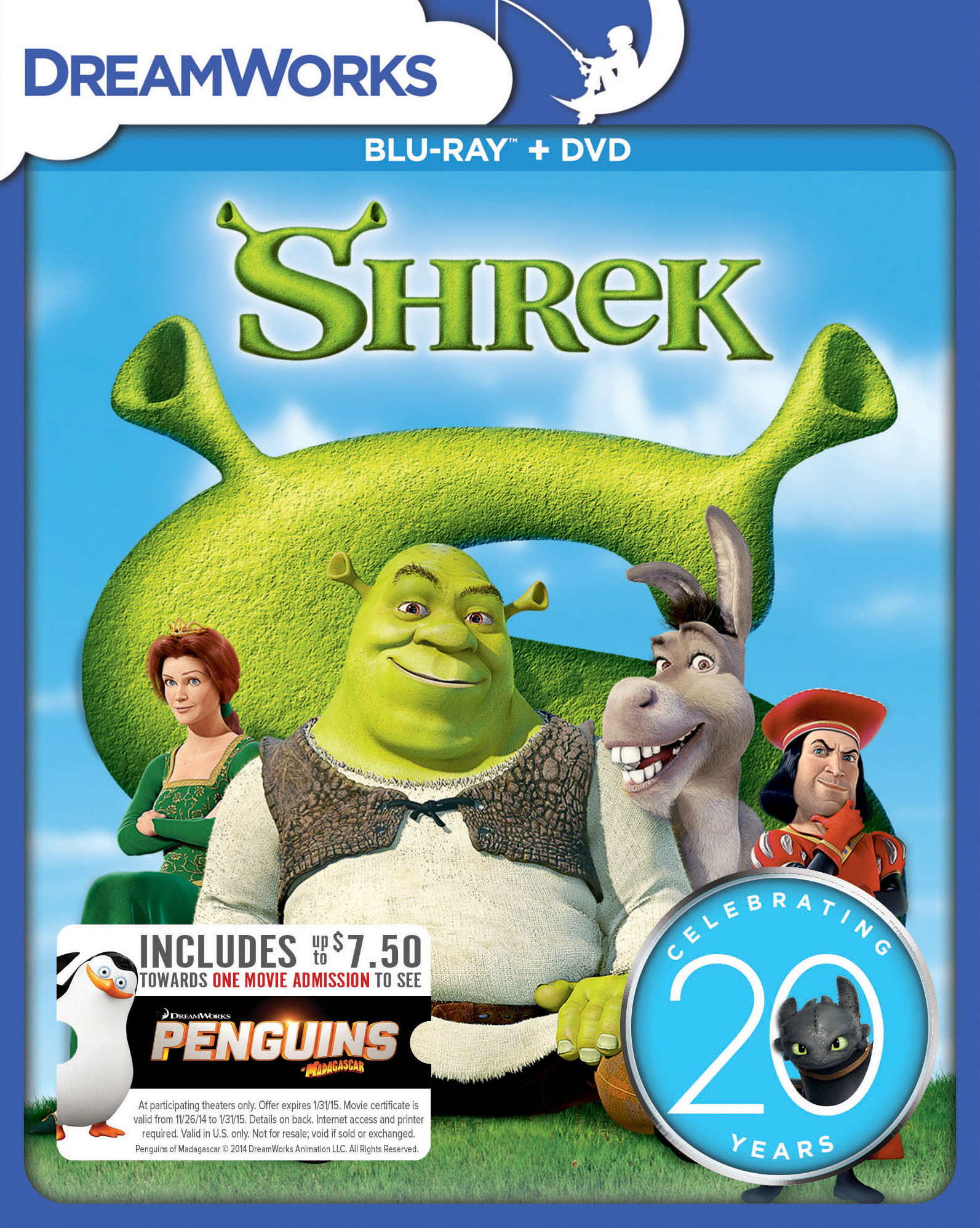 Best Buy Shrek Blu Ray Dvd Movie Money 2001