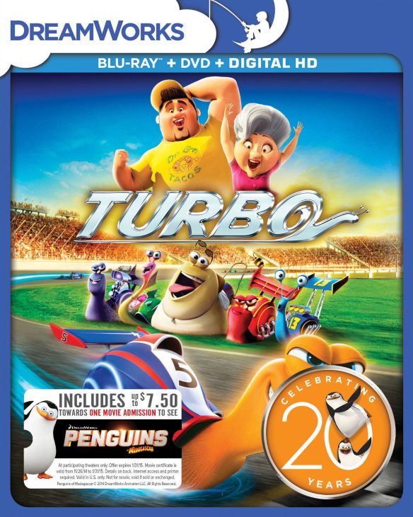  Turbo [Includes Digital Copy] [Blu-ray/DVD] [Movie Money] [2013]