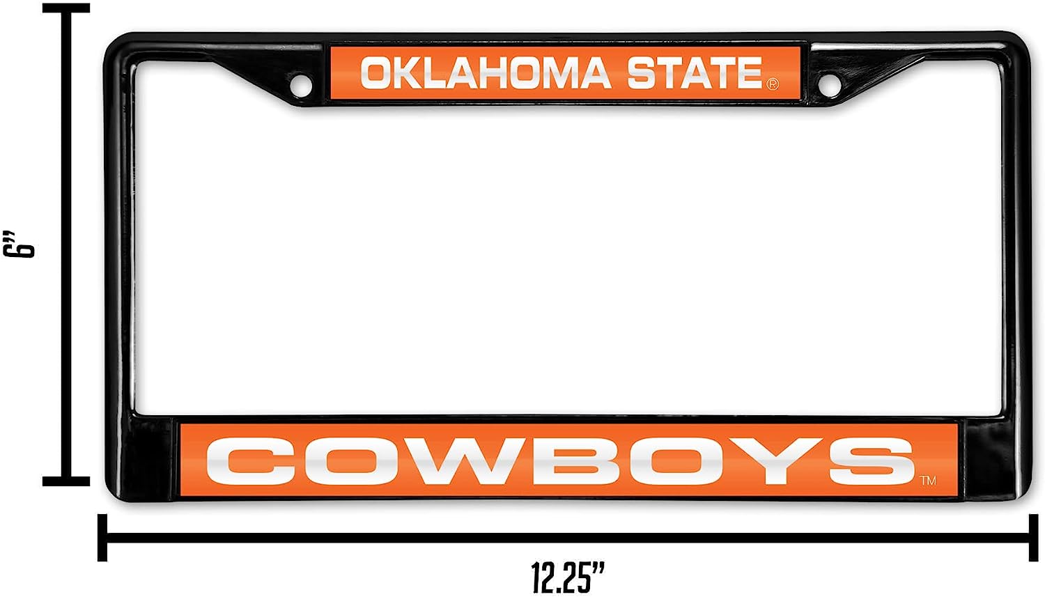 OKLAHOMA STATE  
COWBOYS  

6"  
12.25"