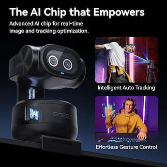 EMEET PIXY Dual Camera AI Powered PTZ Camera 4K, AI Tracking EMEET PIXY Dual Camera AI Powered PTZ Camera 4K, AI Tracking