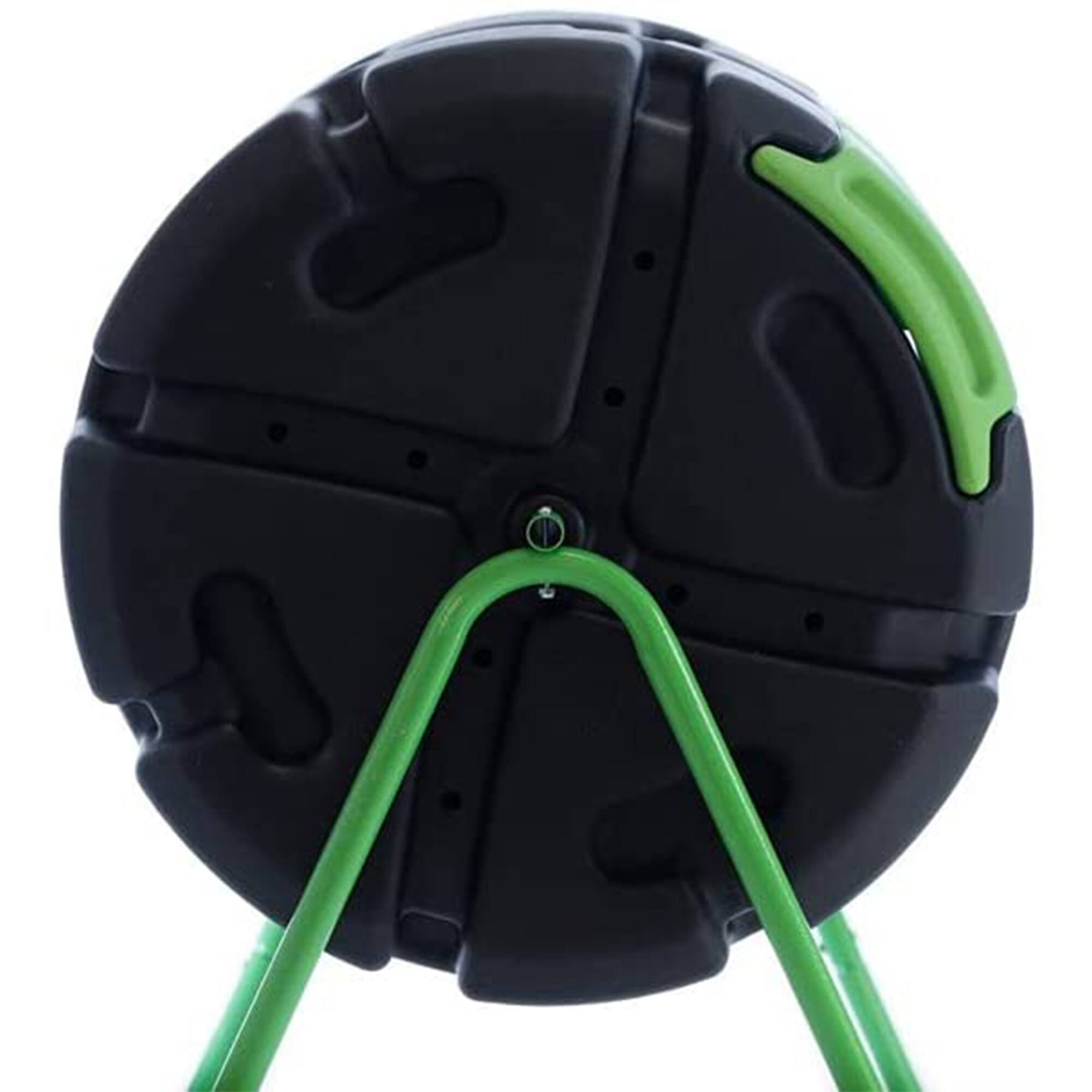 Alt View 10. FCMP Outdoor - FCMP Outdoor HOTFROG 37 Gallon Dual Body Rotating Tumbling Composter Bin, Green.