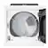 Alt View 12. LG - 7.3 Cu. Ft. Smart Electric Dryer with Steam and EasyLoad Door - Alpine White.