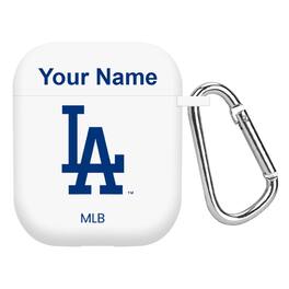Artinian - Los Angeles Dodgers Personalized Silicone AirPods Case Cover - No Size - Multicolor