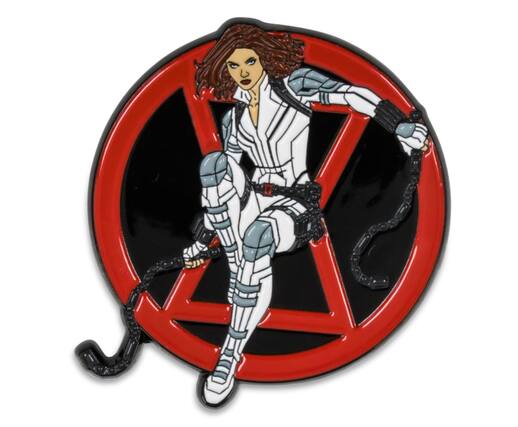 Front. Marvel - Marvel Black Widow Limited Edition Premiere Pin | Toynk Exclusive - Red.