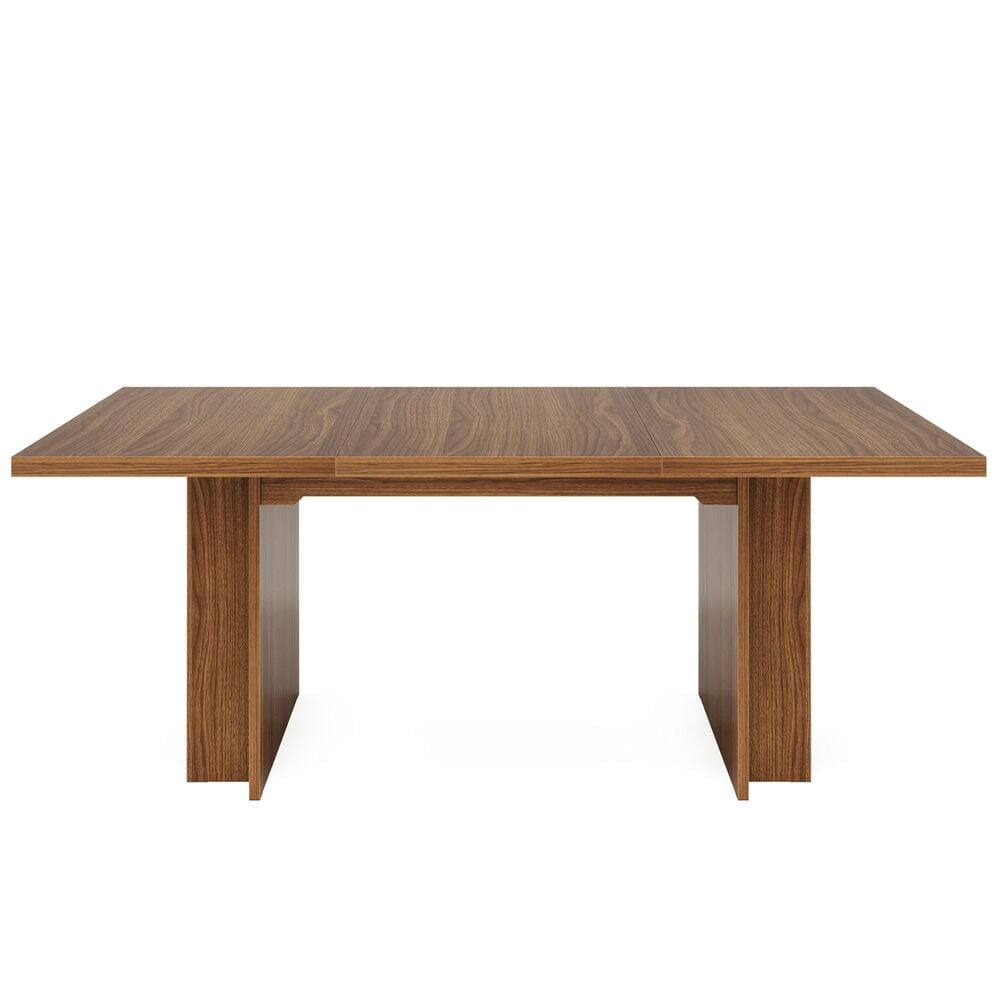 Alt View 2. Kadyn - Kadyn Study Writing Desk, Computer Desk,63" Executive Desk, Large Wood Computer Writing Table with Storage,Rustic Brown - Rustic Brown.