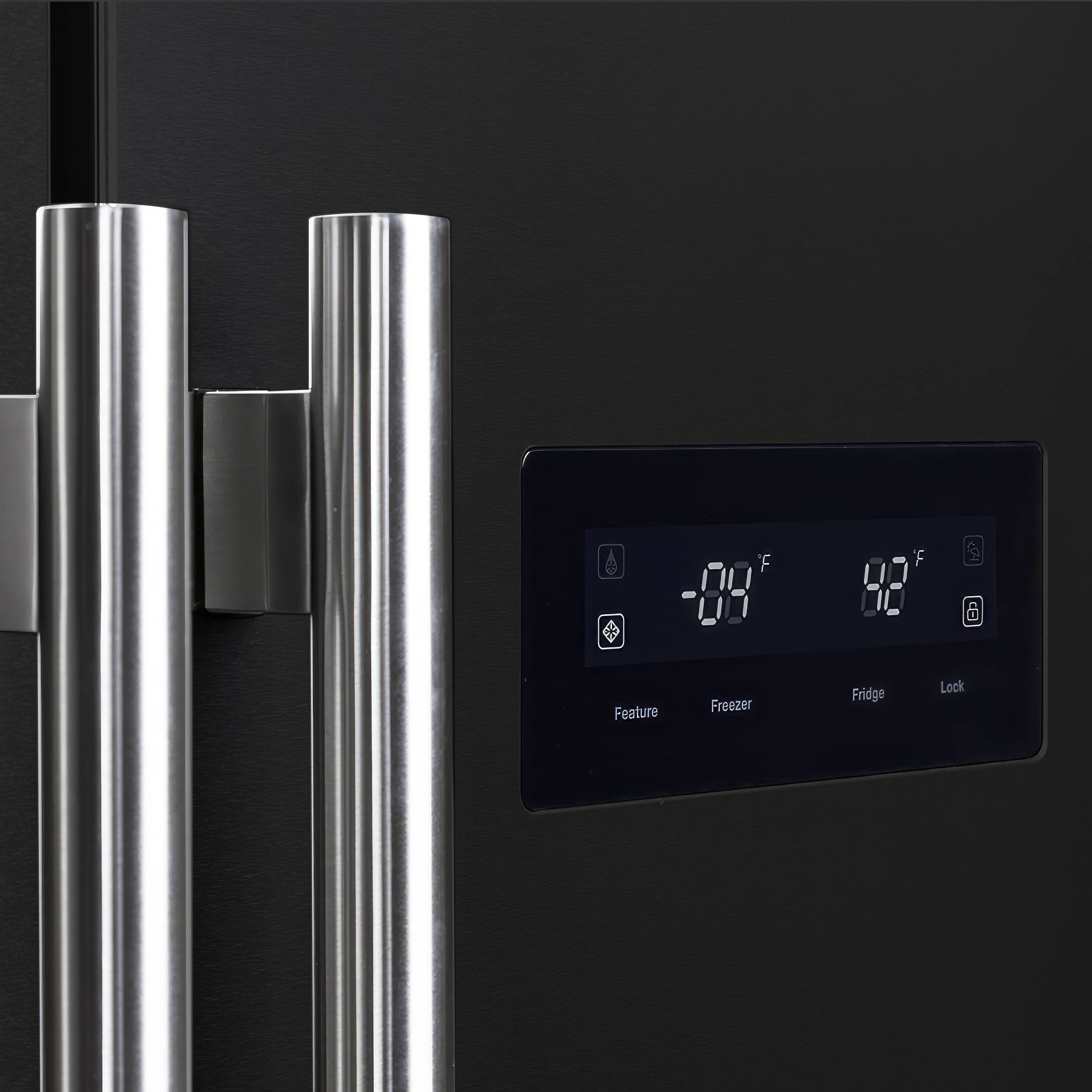 Feature Freezer Fridge Lock  
-08°F 32°F