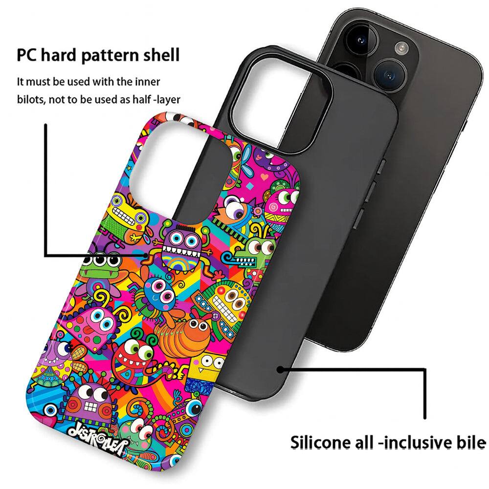 PC hard pattern shell  
It must be used with the inner bilots, not to be used as half-layer  

Silicone all-inclusive bile