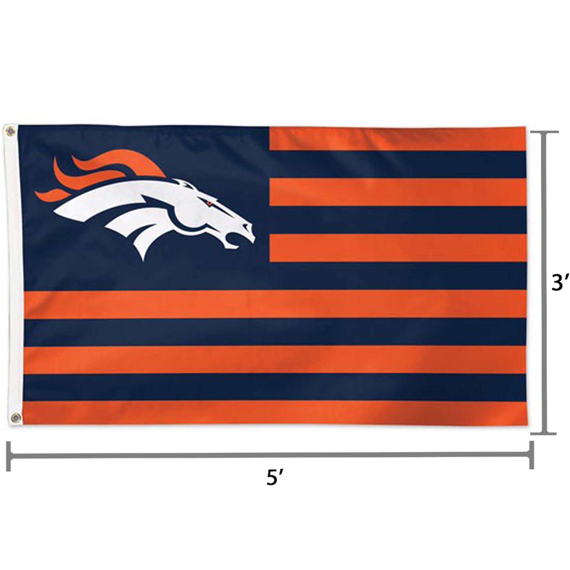 Alt View 1. WinCraft - 3' x 5' Americana Stars & Stripes Deluxe Flag - Multicolor.