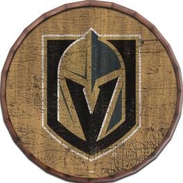 Fan Creations - Vegas Golden Knights 24" Cracked Color Barrel Top Sign - Multicolor