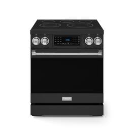 Gordon Ramsay Series by Thor Kitchen 4.55 Cu. Ft Freestanding Electric Range with Stainless Hardware - Black