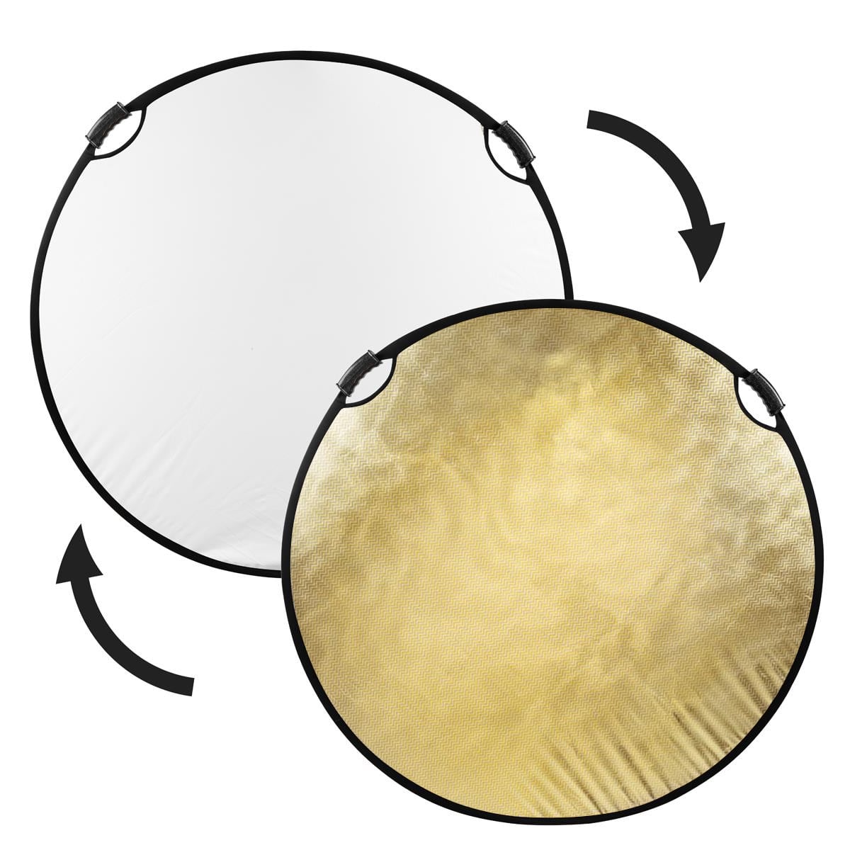 "Glow - Circular Collapsible Reflector with Handles (52"", Wave Gold/White)" price history on PriceWatchPro