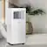 Alt View 16. TCL - 150 Sq. Ft. 5,000 BTU SACC (8,100 BTU ASHRAE) Smart Portable Air Conditioner - White.