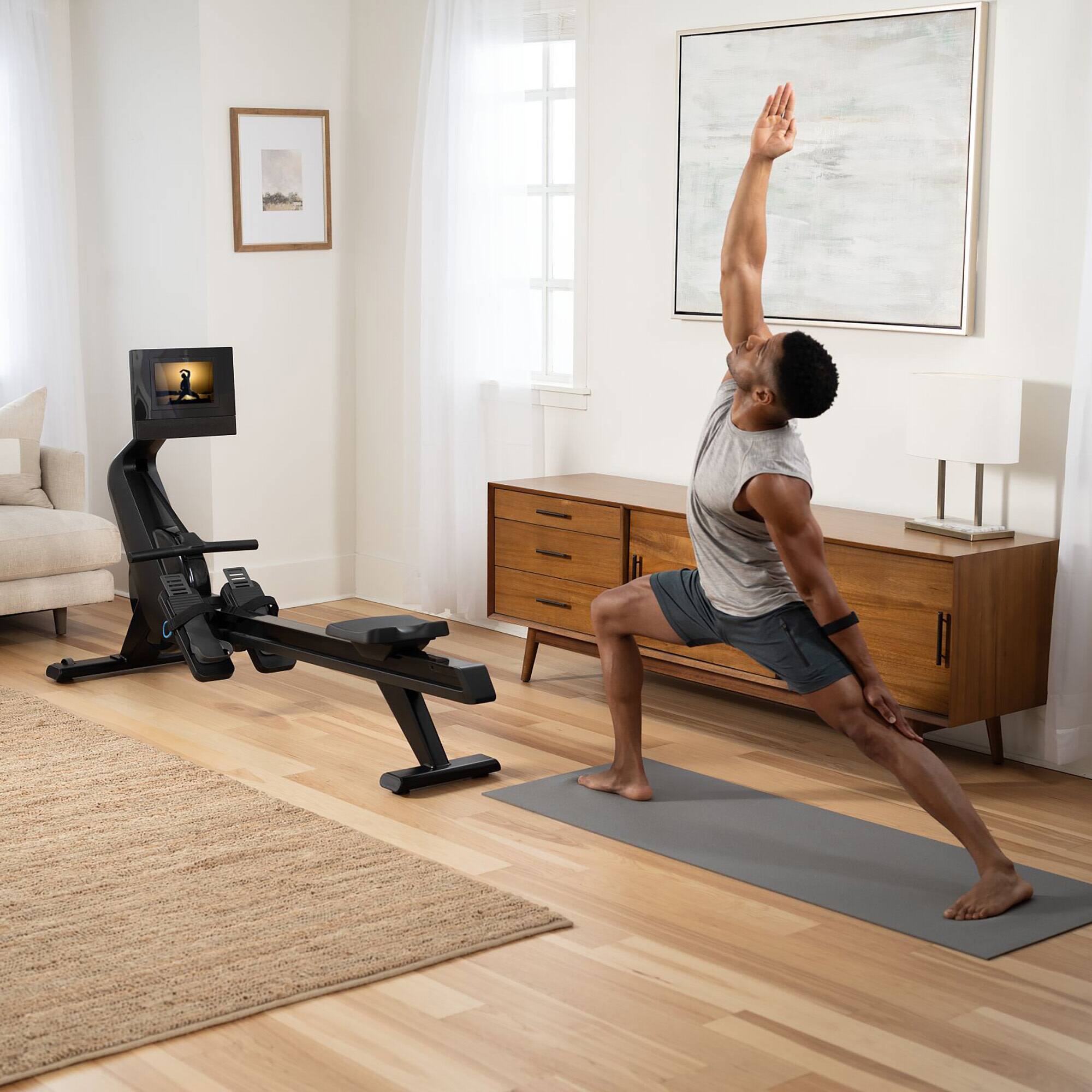 Alt View 6. NordicTrack - NordicTrack RW700 Rower for Interactive, Full-Body Workouts - Black.