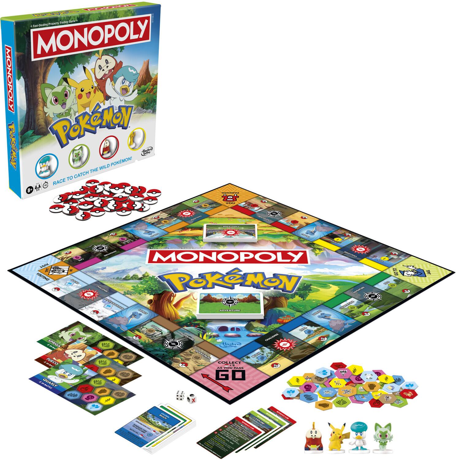 Hasbro - Gaming - Monopoly - Pokémon Edition - GAMES (MISC) - Multicolor