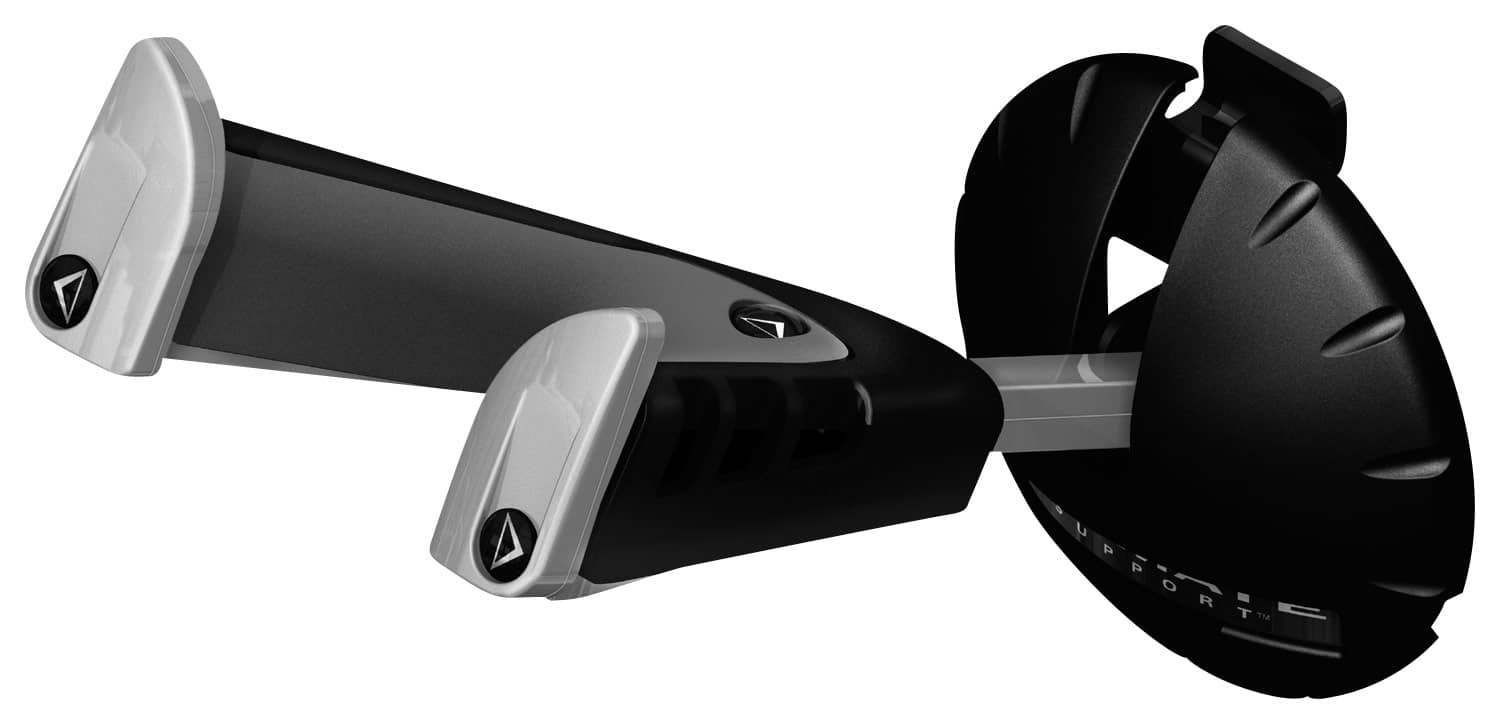 Front. Ultimate Support - Genesis Series Guitar Hanger - Black/Gray.