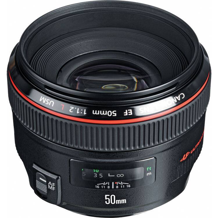 USM 7 CANON 1:1.2 50mm EF SNE T T0 ft 5 35 3 35-00 5 8 m AF 16 6118 11 8 81116 8 11 16 MF 50mm