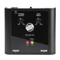 PHONES OUTPUT GAIN INPUT MIN MAX MIN MAX iPHONO SIGNAL CLIP OUT IN OUTPUT INPUT