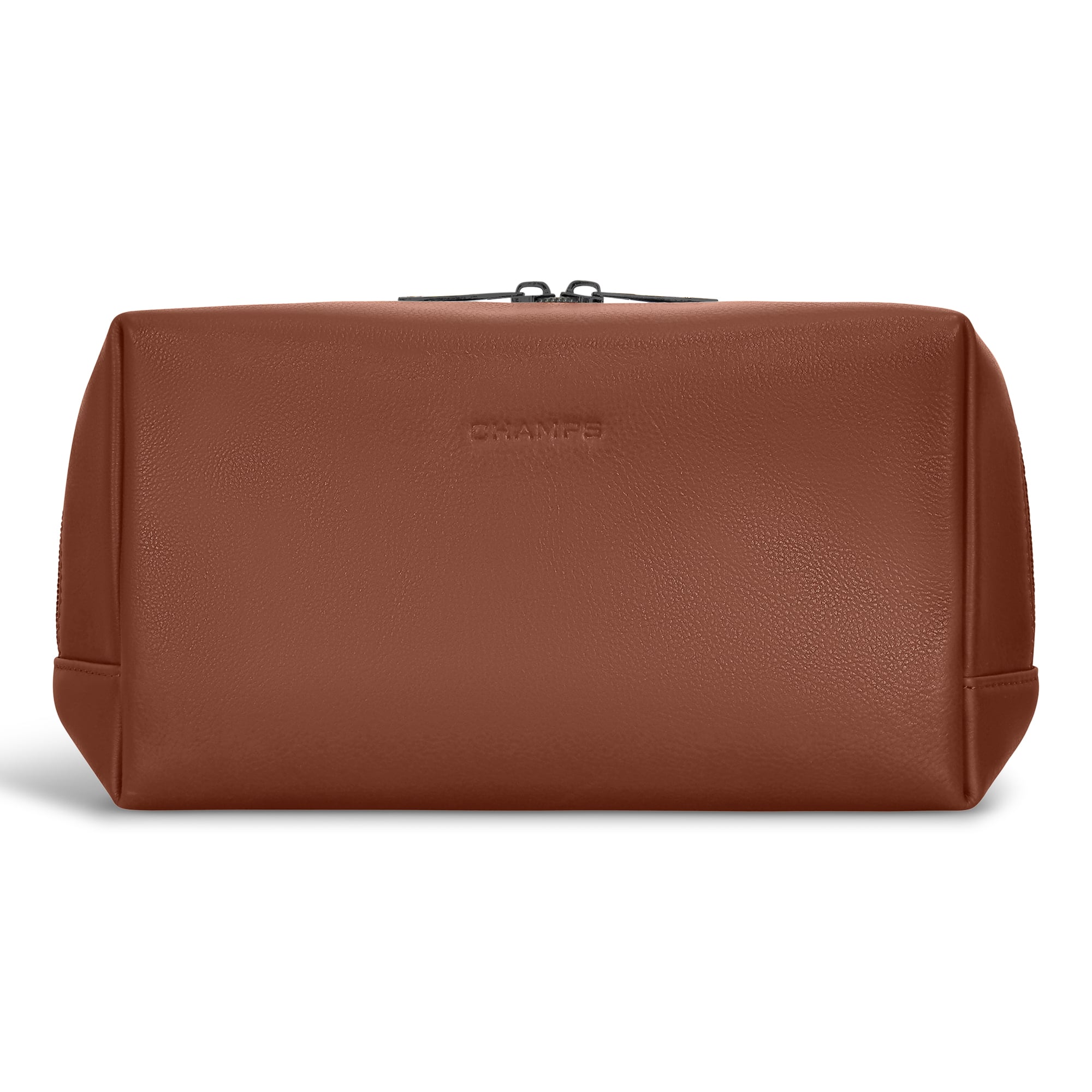 Champs - Onyx Collection Leather Toiletry Bag - Brown